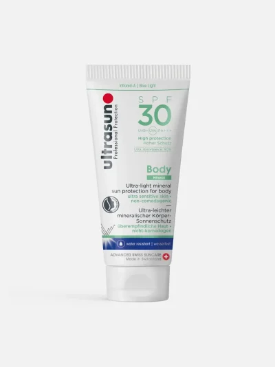 کرم بدن معدنی اولترا سان با SPF30
